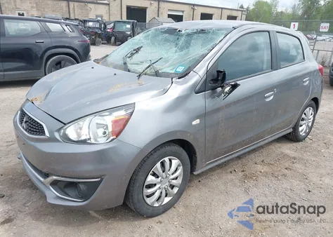 2017 Mitsubishi Mirage Es from USA, damaged, VIN ML32A3HJ3HH022451
